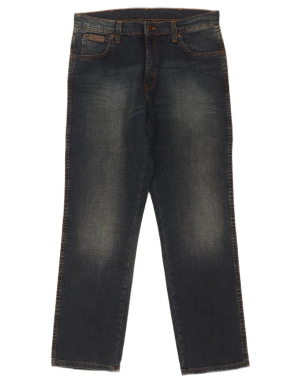 Wrangler Ανδρικό Texas Stretch Straight Jeans W32 L30 Navy Blue