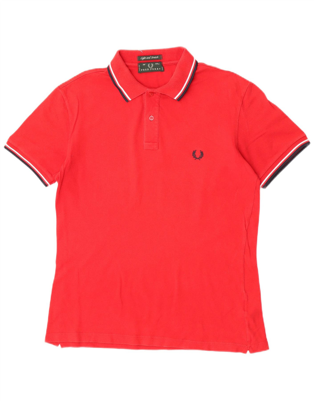 Fred Perry Ανδρικό ελαφρύ και Stretch Πόλο Μπλουζάκι μεγάλο κόκκινο