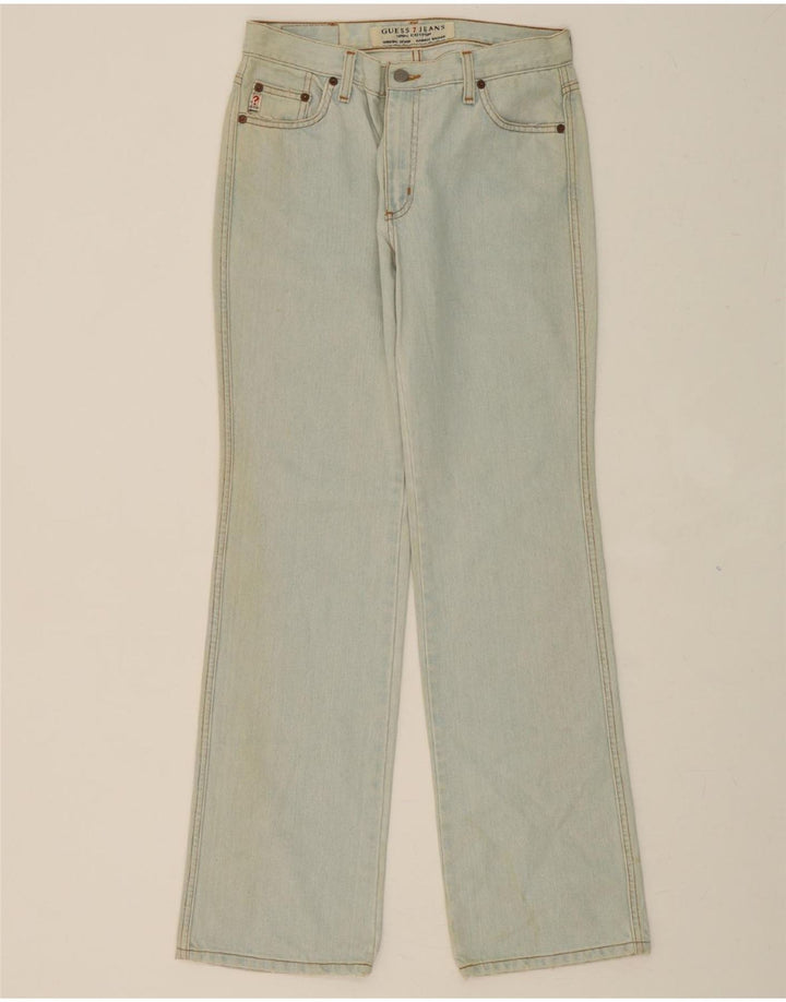 GUESS Womens Straight Jeans W30 L30 Blue Cotton Vintage Guess and Second-Hand Guess from Messina Hembry 