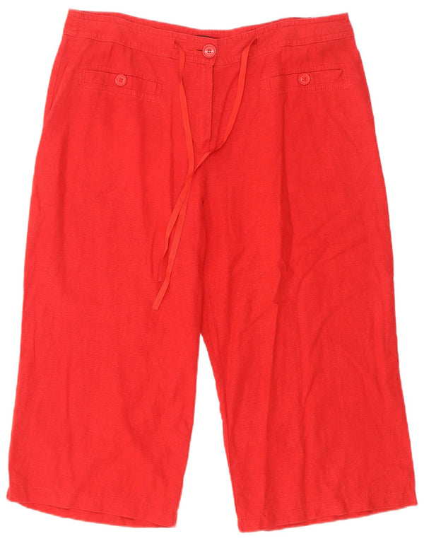 Marks & Spencer Γυναικεία σορτς βερμούδα UK 16 Large W34 Red Len