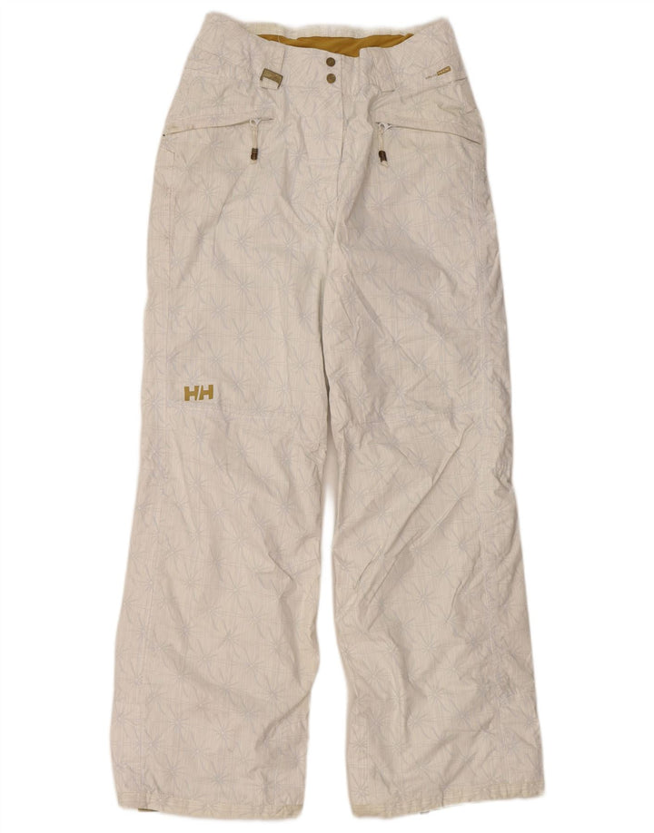 Helly Hansen Γυναικείο Παντελόνι Σκι UK 6 XS Λευκό φλοράλ πολυαμίδιο