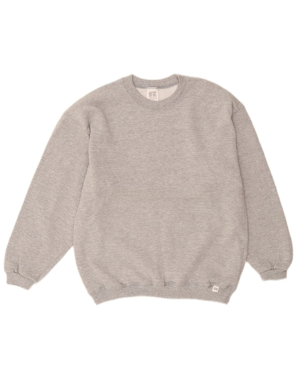 Russell Αθλητικό Ανδρικό Φούτερ Jumper Medium Grey Polyester