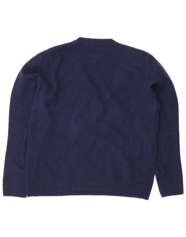 Γυναικείο πουλόβερ Levi's Standard Fit Crew Neck Jumper UK 14 Medium Navy Blue