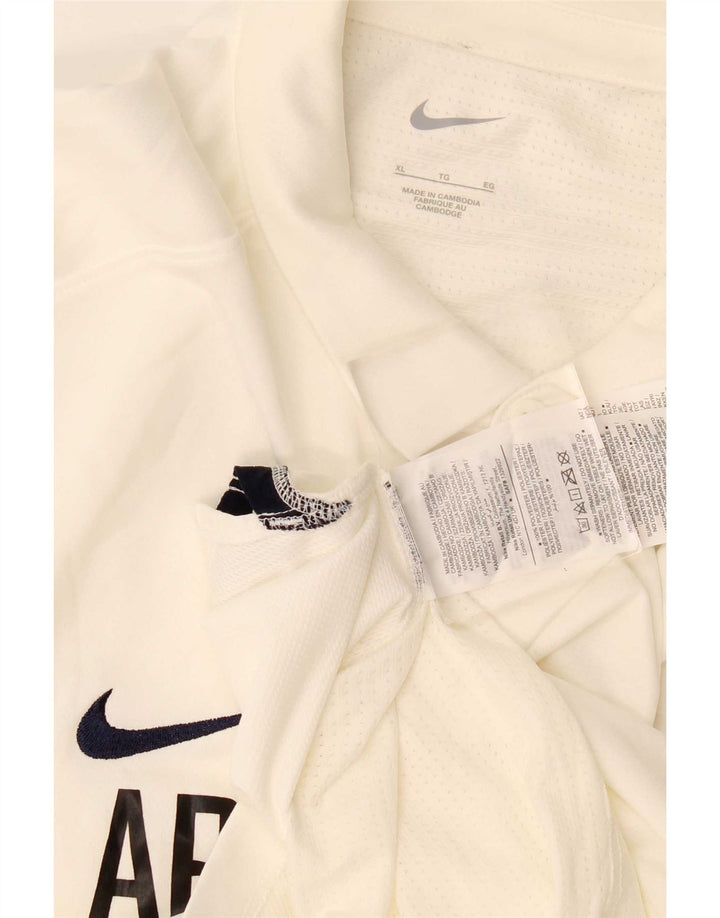 Ανδρικό γραφικό πόλο μπλουζάκι Nike XL από λευκό πολυεστέρα