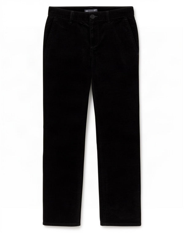 Marks & Spencer Γυναικείο ίσιο κοτλέ παντελόνι UK 10 Small W28 L27 Μαύρο