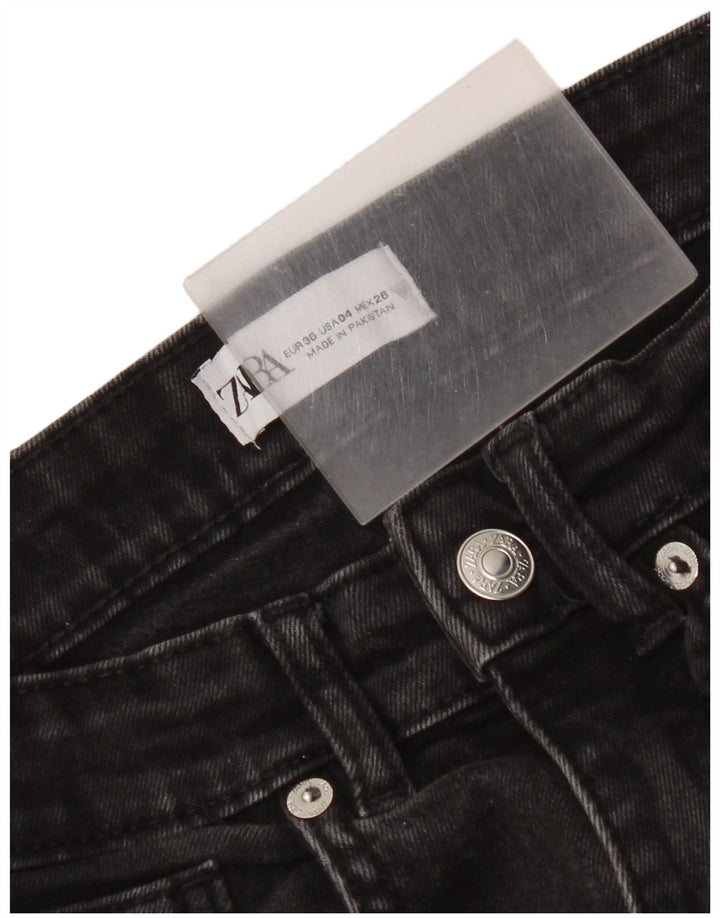 Zara Γυναικείο Τζιν μποτάκι EU 36 XS W26 L25 Μαύρο