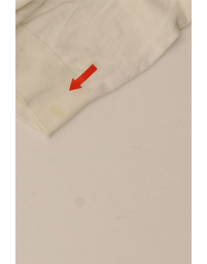 Ανδρικό πουλόβερ Zara Crew Neck Jumper Small White