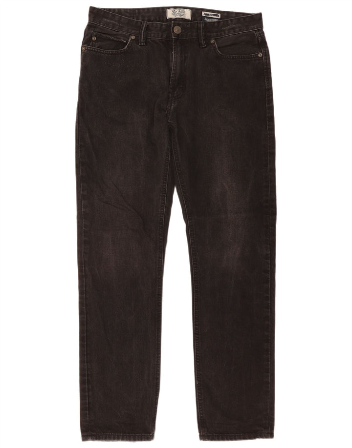 Fat Face Γυναικείο Slim Jeans W34 L31 Μαύρο βαμβακερό