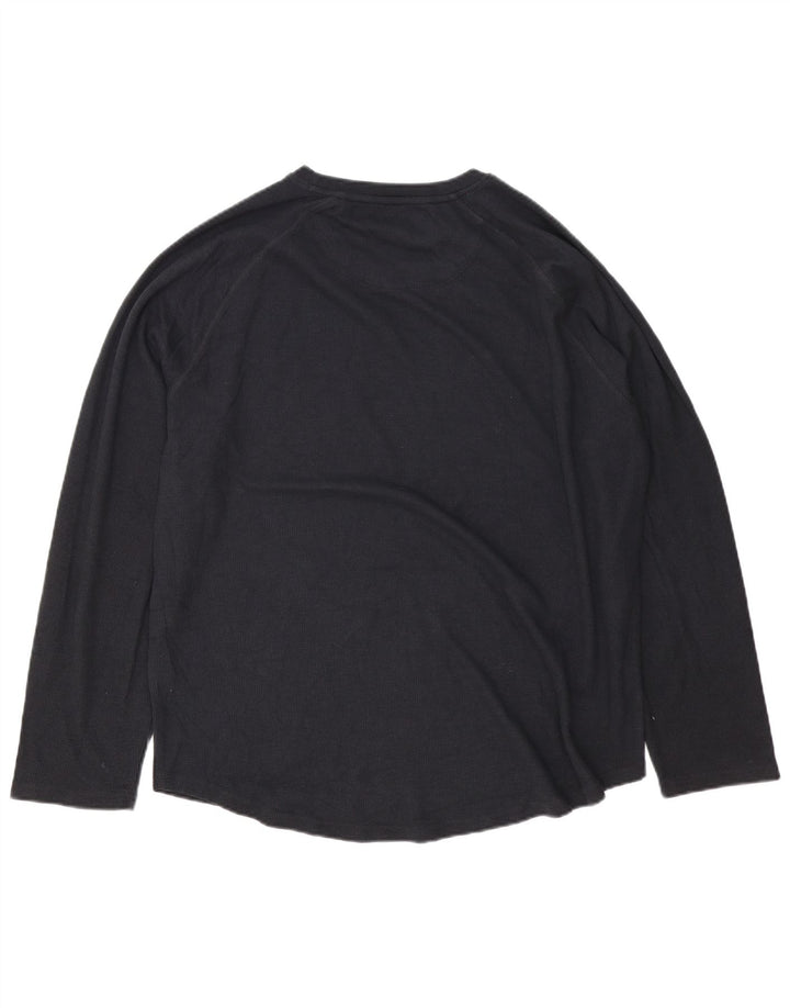 Crew Clothing Ανδρικό τοπ μακρυμάνικο 2XL μαύρο βαμβακερό