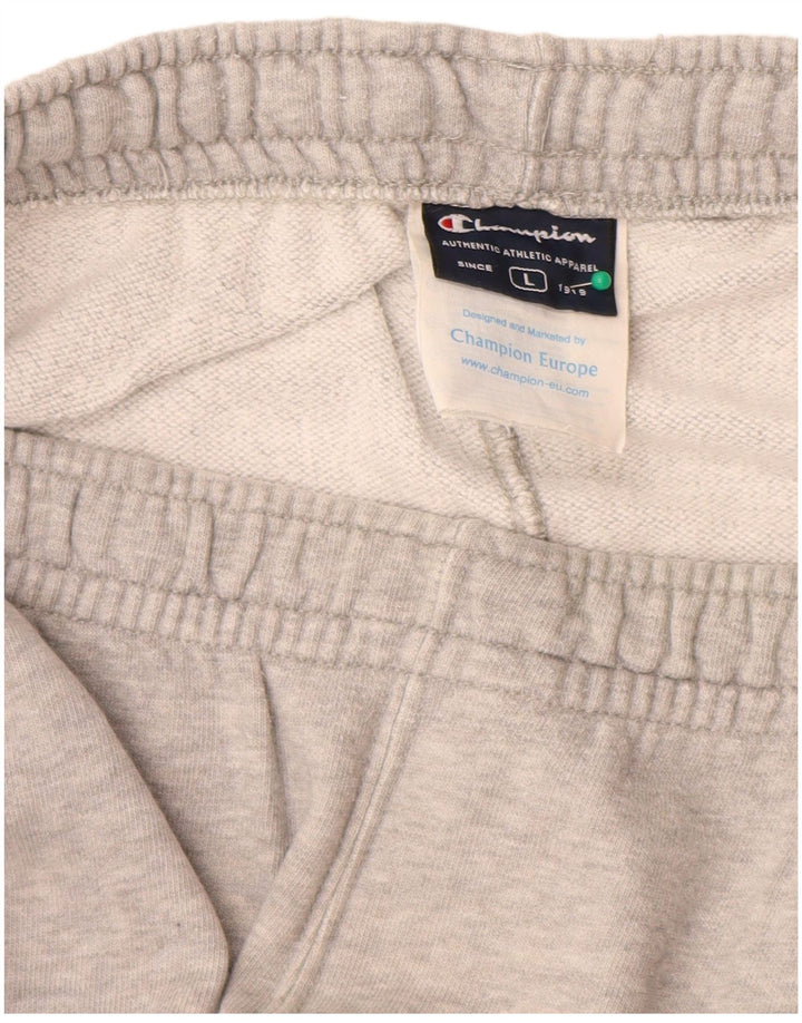 Ανδρική φόρμα Champion Παντελόνι Joggers Μεγάλο Γκρι Βαμβακερό