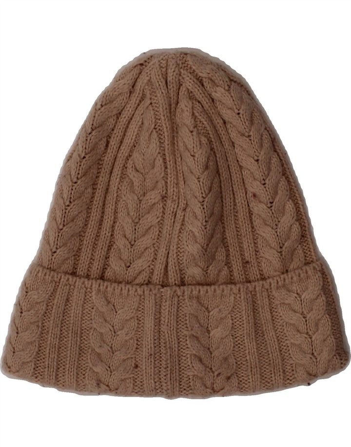 TIMBERLAND Womens Beanie Hat One Size Beige Acrylic Vintage Timberland and Second-Hand Timberland from Messina Hembry 