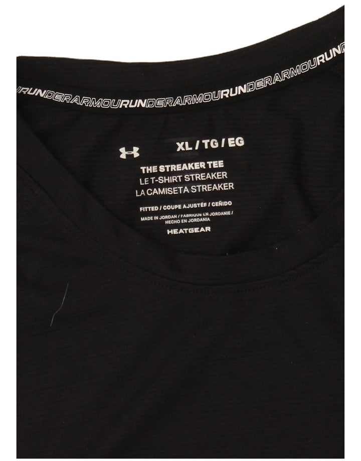 Under Armour Ανδρικό T-Shirt Top XL Μαύρο