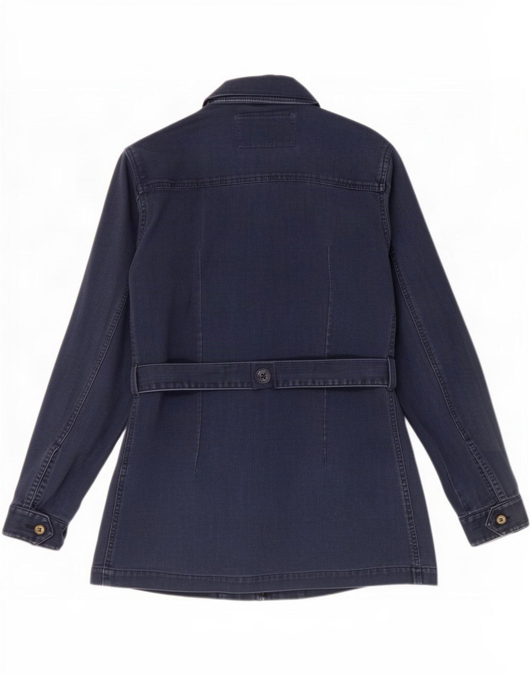 Rifle Γυναικείο Military Jacket UK 10 Small Navy Blue Cotton