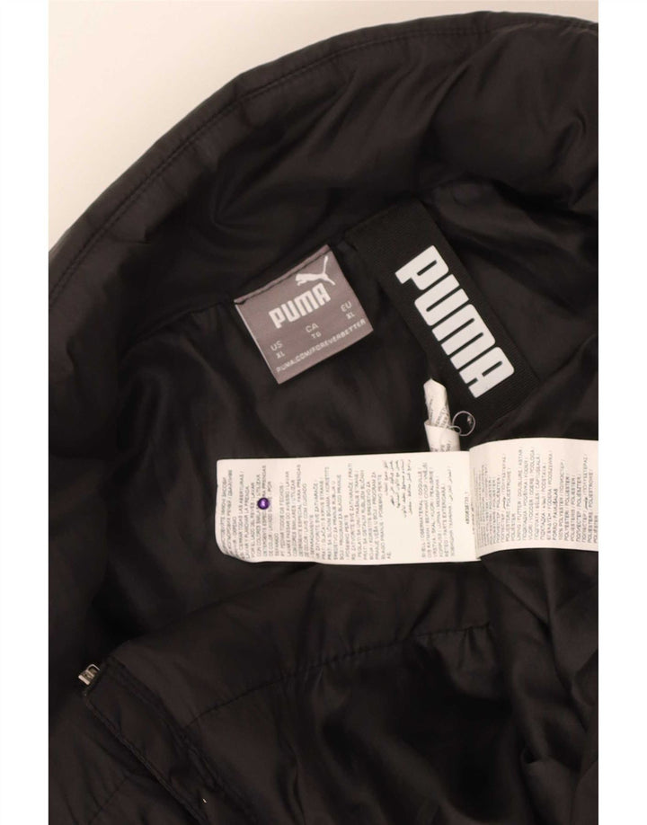 Ανδρικό μπουφάν Puma με επένδυση UK 42 XL μαύρο πολυεστέρα