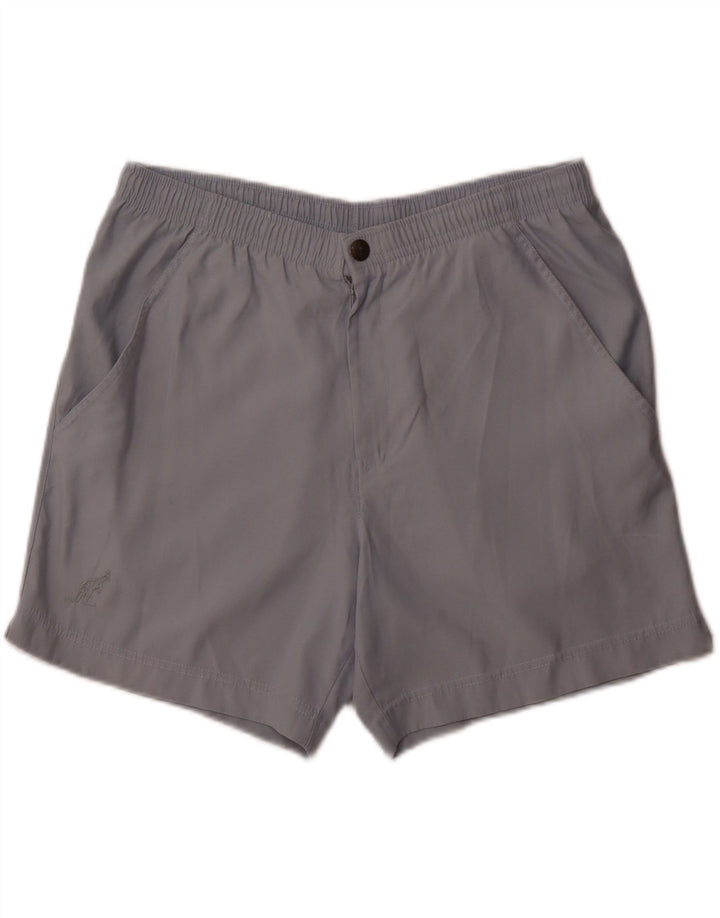 AUSTRALIAN L'ALPINA Mens Sport Shorts IT 50 Large Blue Polyester