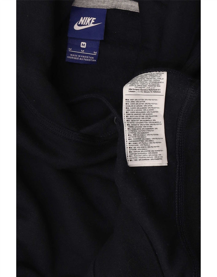 Ανδρικά κουκούλα Nike, μεσαίο μπλε βαμβακερό