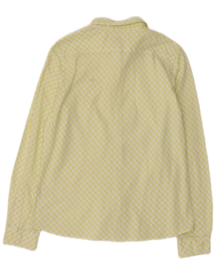 Lacoste Γυναικείο Πουκάμισο Νούμερο 42 Large Green Check