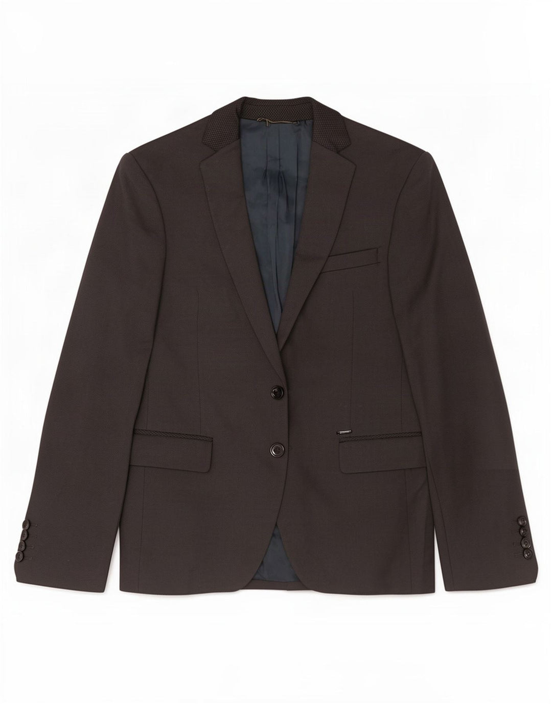 Zara Ανδρικό σακάκι μπλέιζερ με 2 κουμπιά EU 44 XS Γκρι βαμβακερό