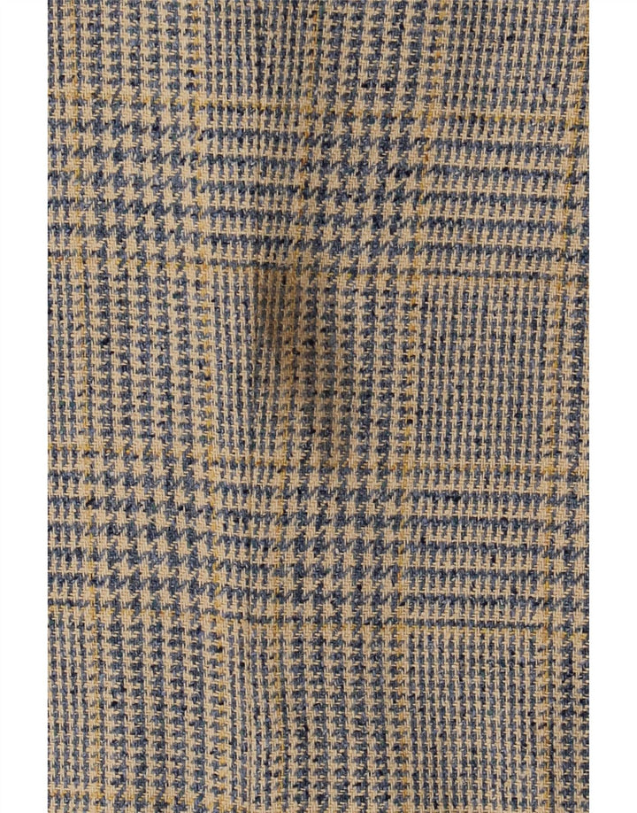 Burberrys Γυναικείο σακάκι με 3 κουμπιά UK 12 Medium Blue Houndstooth