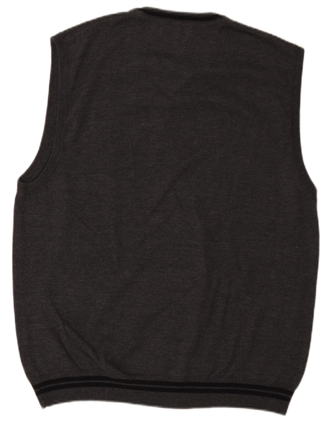 VINTAGE Ανδρικό γιλέκο Tank Top Μεγάλο Γκρι Πολυακρυλικό