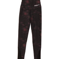 FILA Womens Graphic Leggings UK 4 XS  Black Tie Dye Polyester Vintage Fila and Second-Hand Fila from Messina Hembry 
