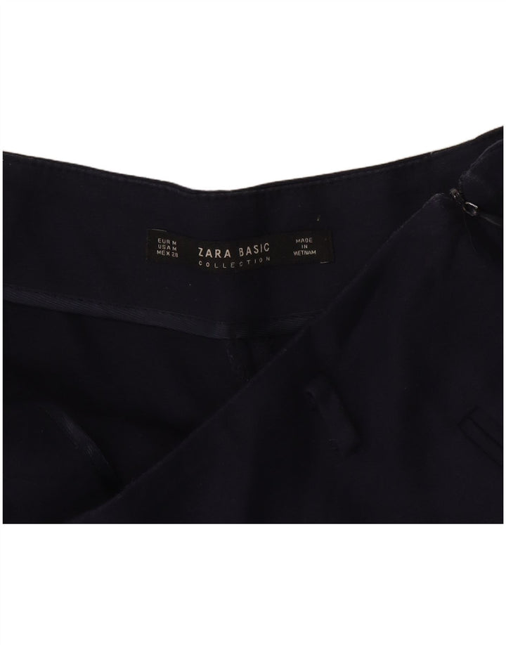 Zara Γυναικείο Casual Σορτς Medium W28 Navy Blue