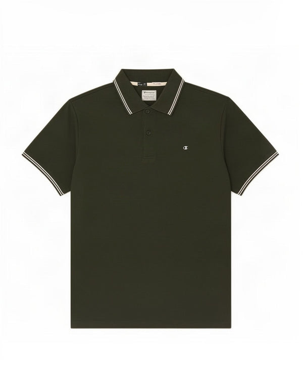 Champion Mens Easy Fit Polo Shirt XL Πράσινο βαμβακερό