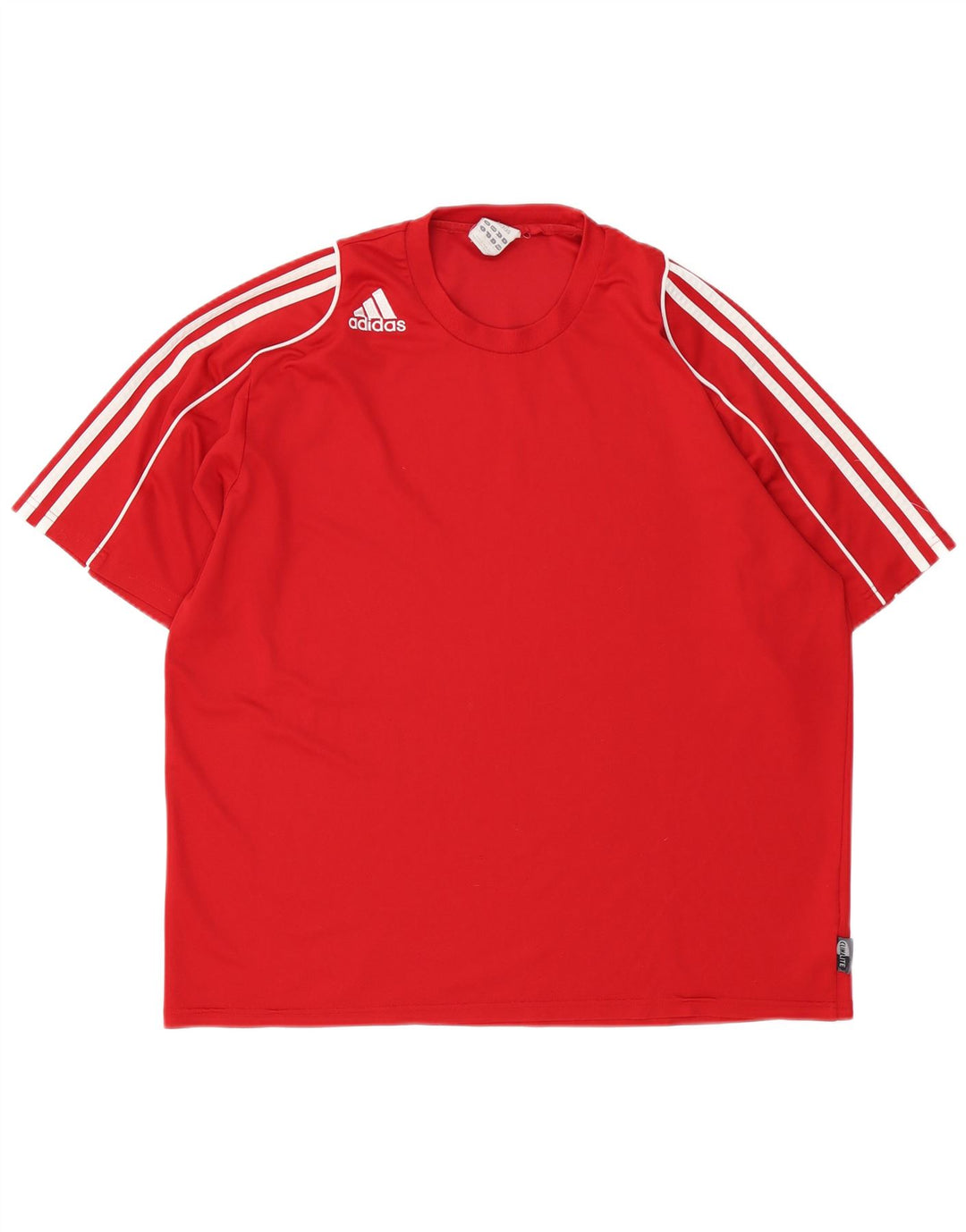 Ανδρικό γραφικό T-Shirt Adidas Climalite Top XL Red Polyester