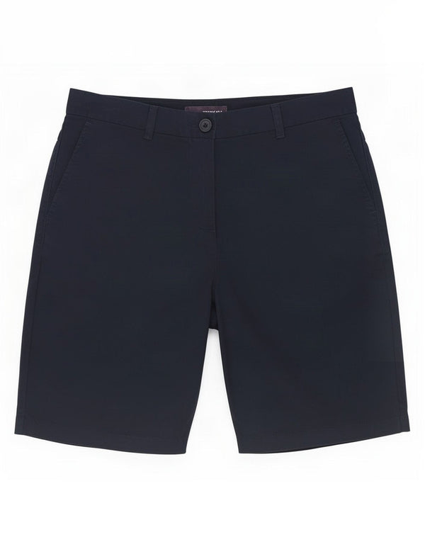 Marks & Spencer Γυναικείο σορτς Chino UK 10 Small W28 Navy Blue από βαμβάκι