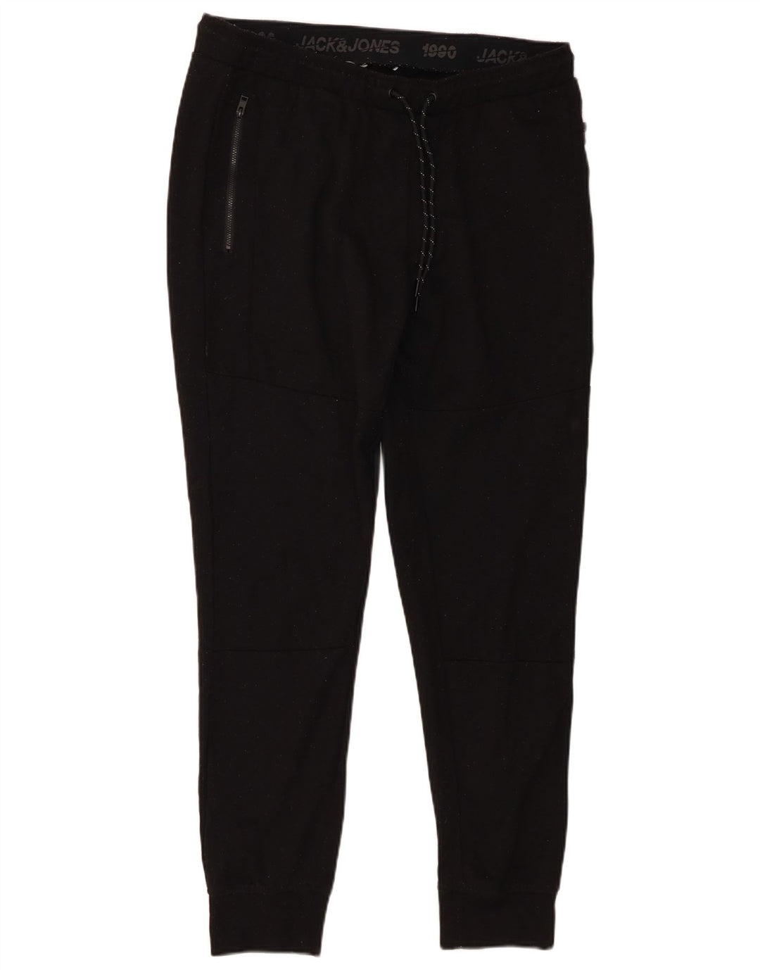 Jack & Jones Ανδρική αθλητική φόρμα παντελόνι Joggers μεγάλο μαύρο πολυεστέρα
