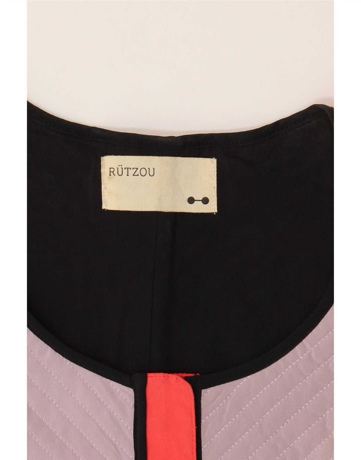 Γυναικείο γιλέκο Rutzou Crop EU 40 Medium Πολύχρωμο Colourblock Silk