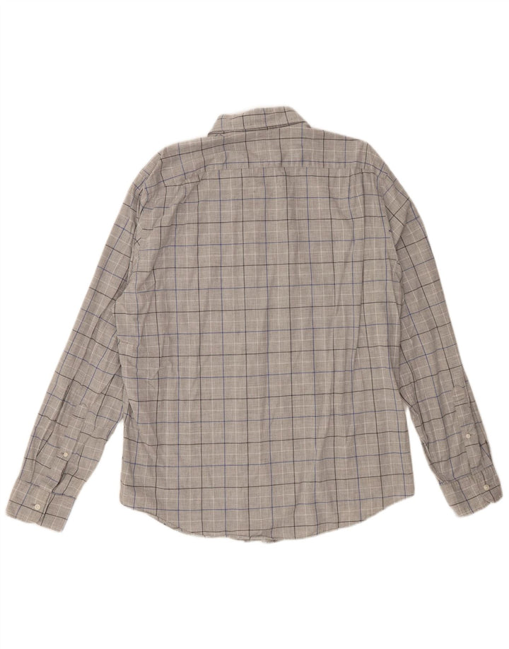Ανδρικό πουκάμισο J. Crew Large Grey Check Cotton