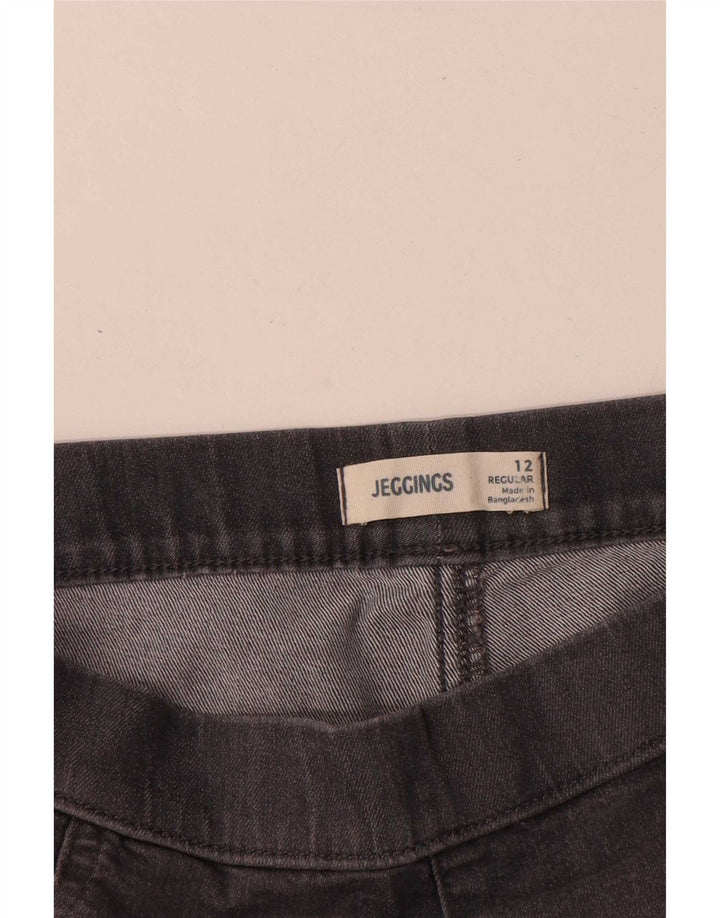 Marks & Spencer Γυναικεία Jegging Τζιν UK 12 Medium W28 L28 Γκρι βαμβακερό