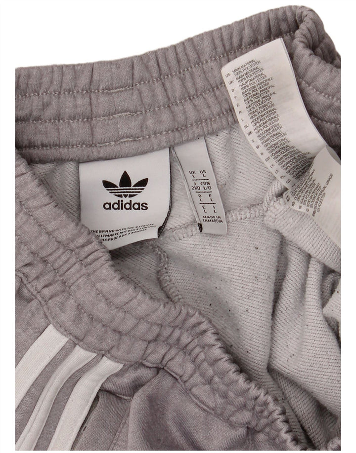 Ανδρική φόρμα Adidas Παντελόνι Joggers Μεγάλο Γκρι Πολυεστέρα