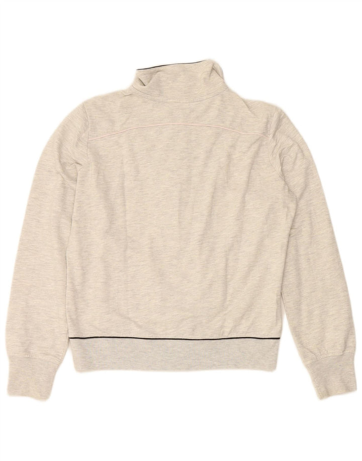 CHAMPION Γυναικεία φόρμα Crop Top Jacket UK 14 Large Grey Flecked Cotton