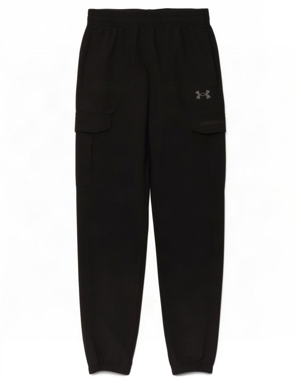 Under Armour Mens Cargo Tracksuit Trousers Joggers Medium Black Polyester