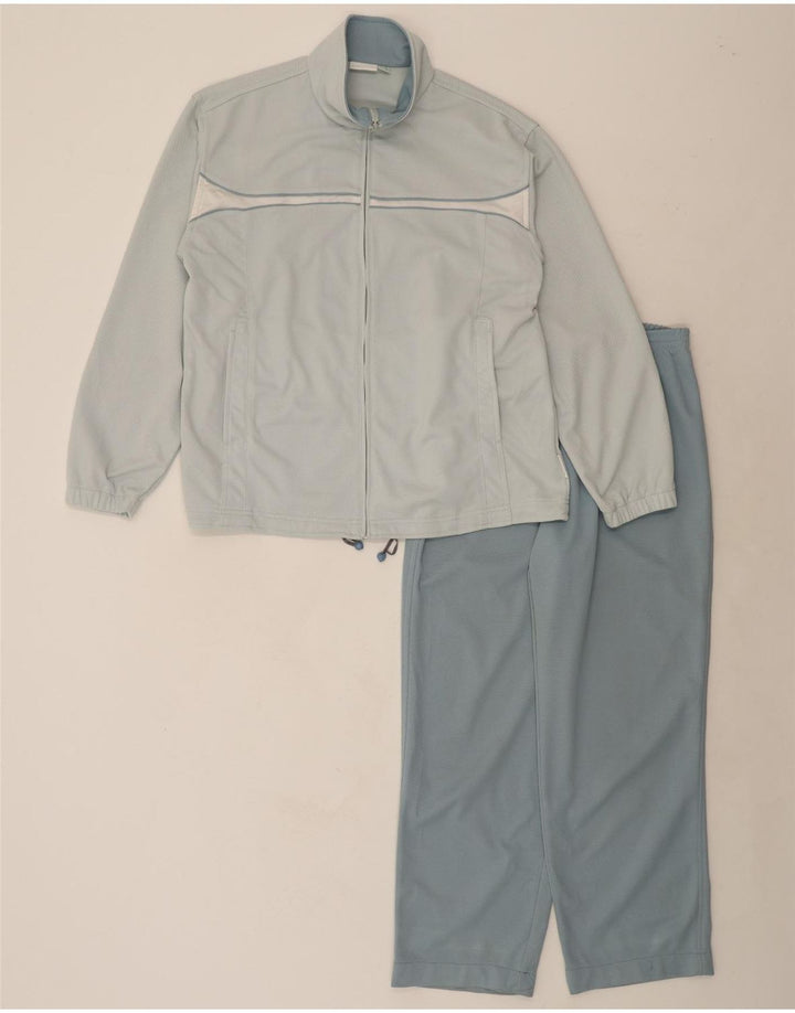 DIADORA Womens Oversized Full Tracksuit UK 16 Large Blue Colourblock Vintage Diadora and Second-Hand Diadora from Messina Hembry 