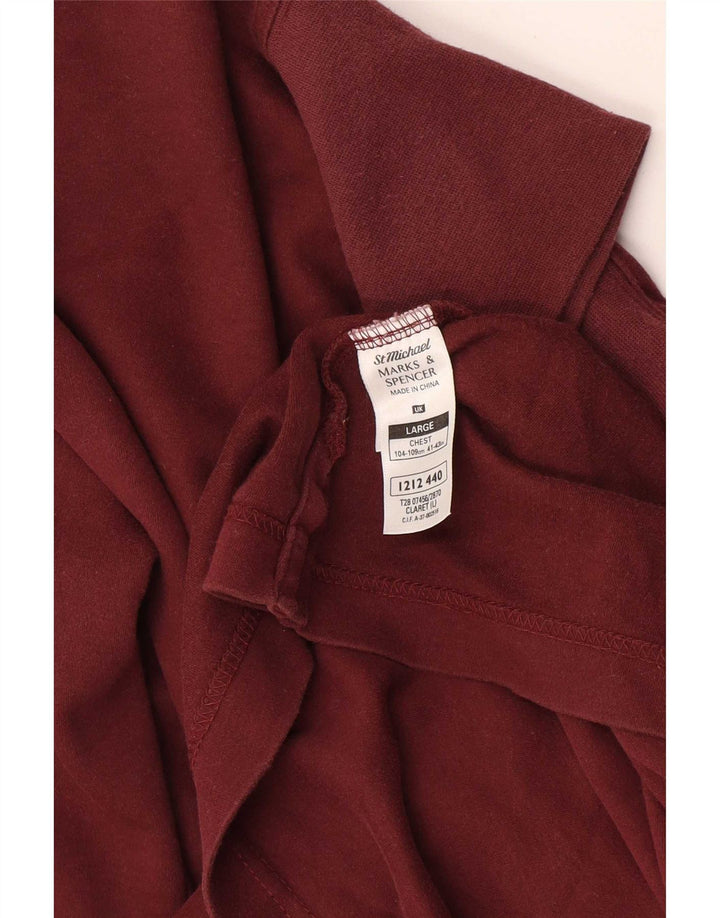 Marks & Spencer Γυναικείο υπερμεγέθη μακρυμάνικο UK 16 μεγάλο μπορντό