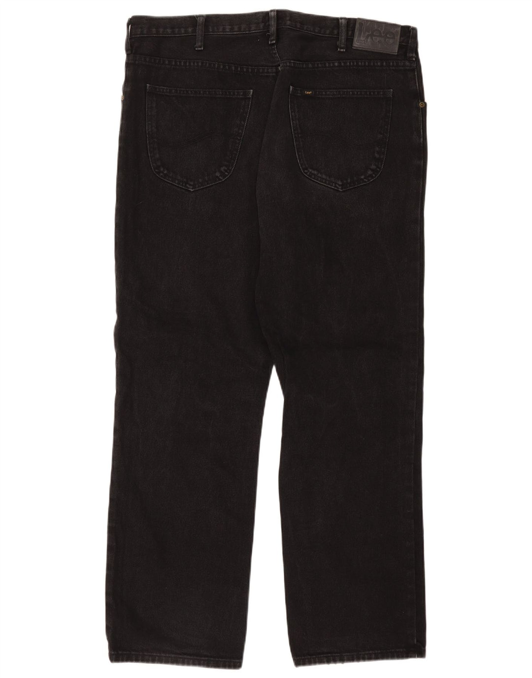 Lee Mens Brooklyn Straight Jeans W40 L32 Μαύρο βαμβακερό
