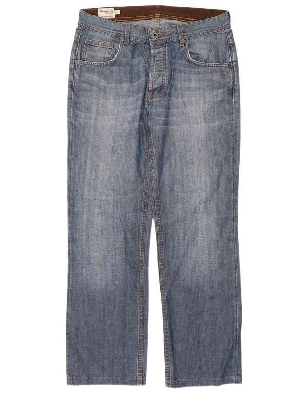 Ανδρικό τζιν Massimo Dutti ίσιο EU 44 Large W34 L34 Μπλε βαμβακερό