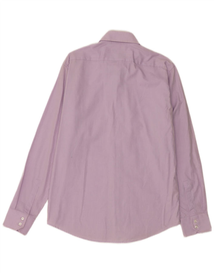 Ανδρικό πουκάμισο Hugo Boss Regular Fit Size 4015 3/4 Medium Purple βαμβακερό