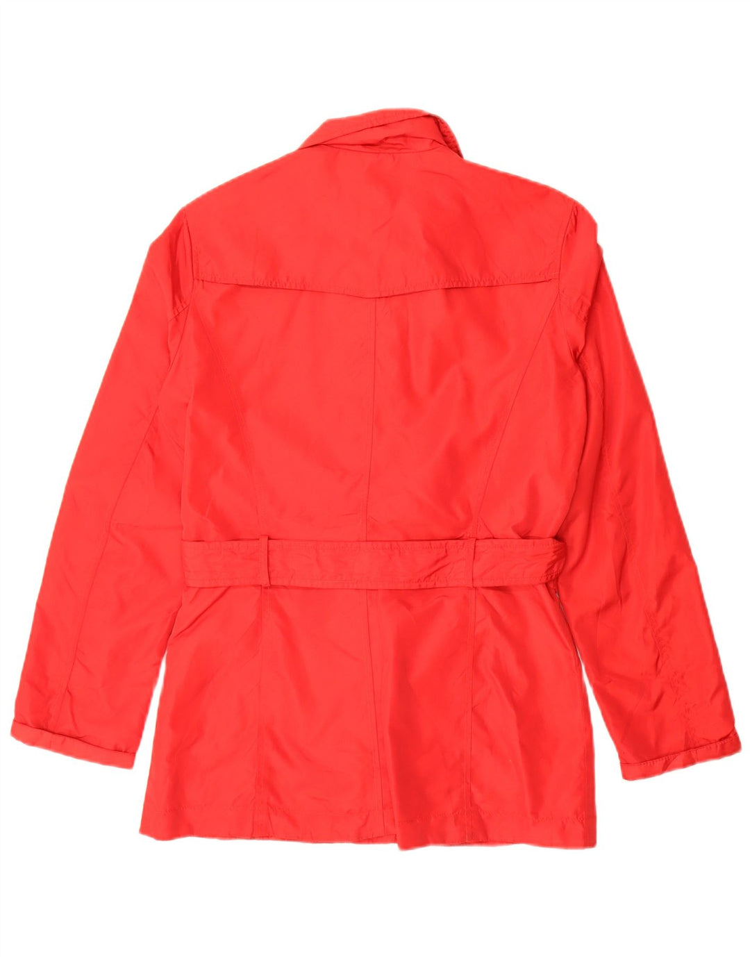 Zara Γυναικείο Utility Jacket UK 10 Small Red Nylon