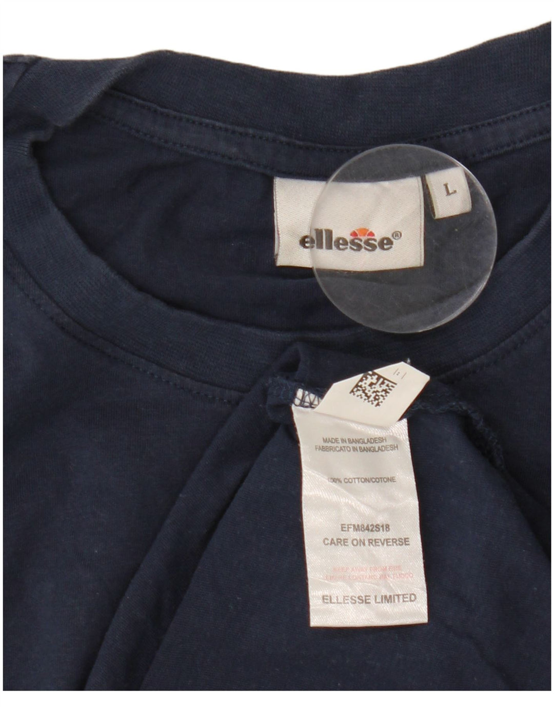 Γυναικείο Γραφικό Γιλέκο ELLESSE Top UK 16 Large Navy Blue από βαμβάκι