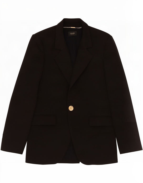 Liu Jo Γυναικείο Μπουφάν Blazer 1 Κουμπί IT 40 Small Black Polyester