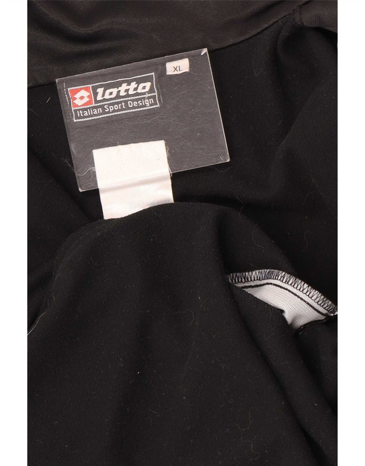 Ανδρική φόρμα Lotto Graphic Top Jacket XL Black Colourblock Polyester
