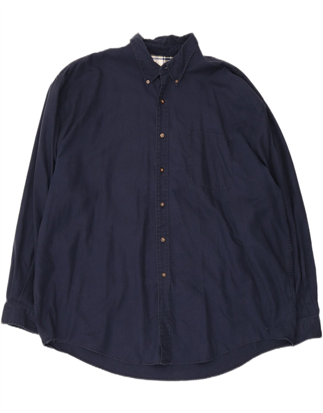 Ανδρικό πουκάμισο Eddie Bauer 3XL Navy Blue Cotton