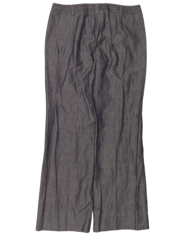 Max & Co. Γυναικεία Bootcut Casual Παντελόνια UK 14 Large W34 L34 Navy Blue