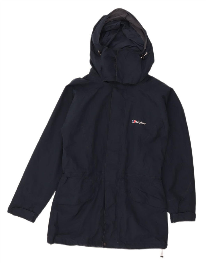 Berghaus Γυναικείο μπουφάν βροχής με κουκούλα UK 8 Small Navy Blue Polyester