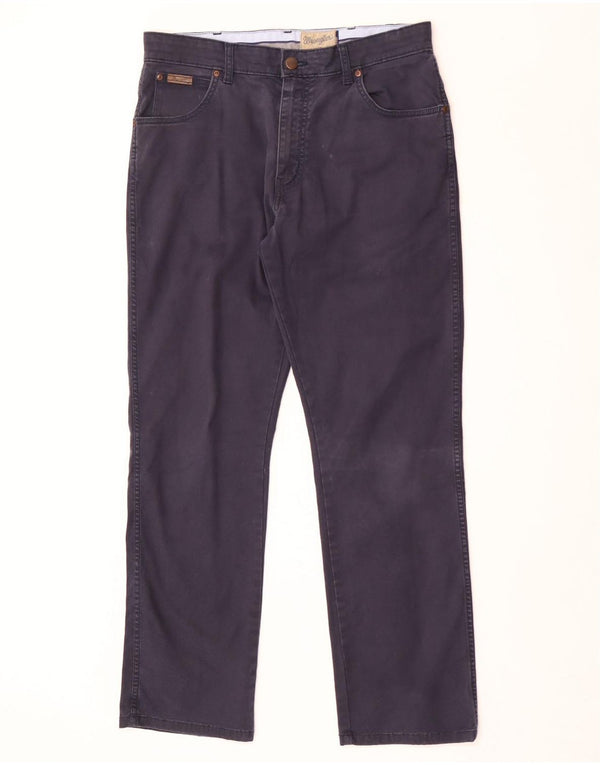 Wrangler Ανδρικό Texas Straight Casual Παντελόνι W34 L30 Navy Blue Cotton