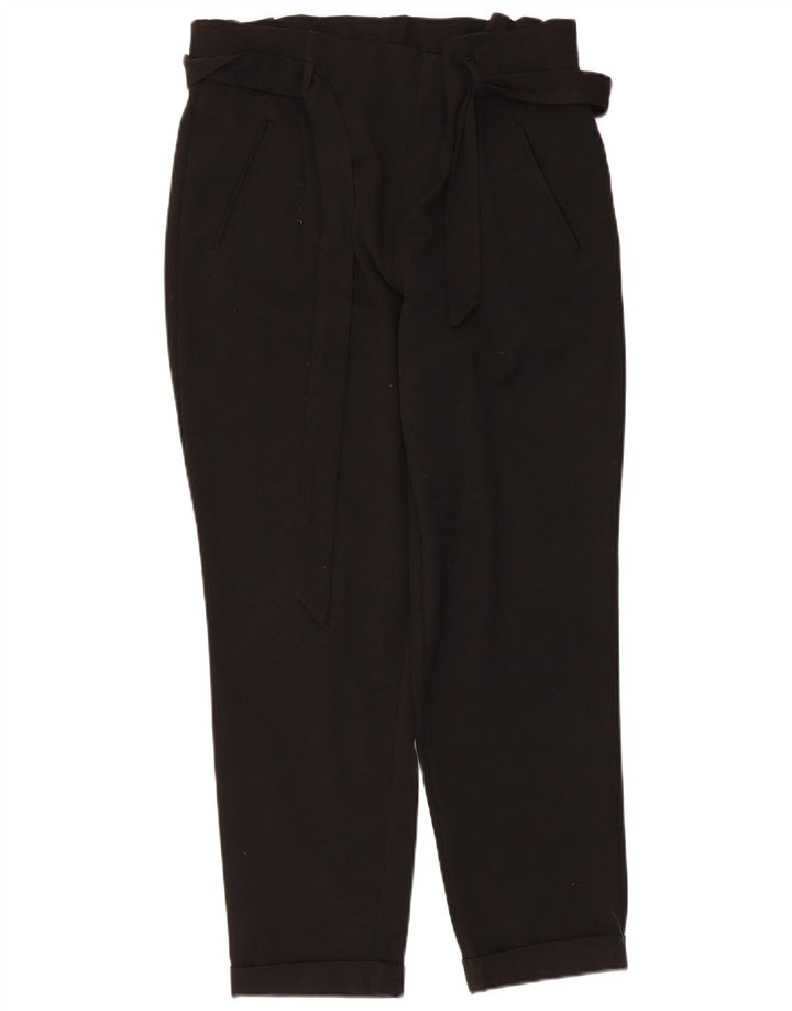 Zara Γυναικείο Tapered Cropped Παντελόνι Medium W28 L25 Μαύρο